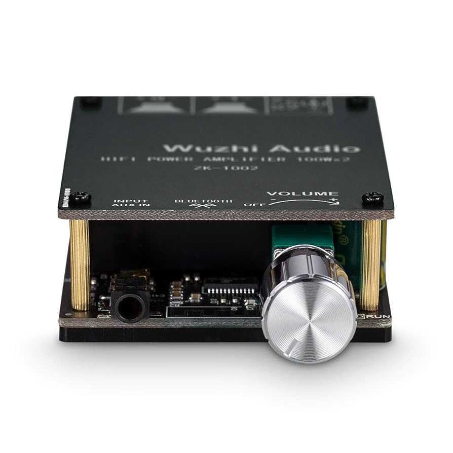 Bluetooth　audio 200W Bluetooth 5.0 Power Amplifier 2 Channel Hi-Fi Stereo